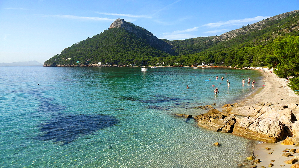 Cala Pi de la Posada, Cap Formentor, Majorca, Balearic Islands, Spain, Mediterranean, Europe