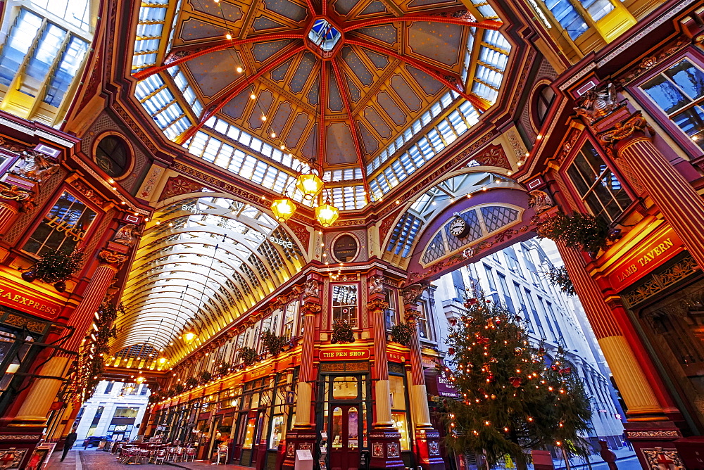 Leadenhall Market, City of London, London, England, United Kingdom, Europe