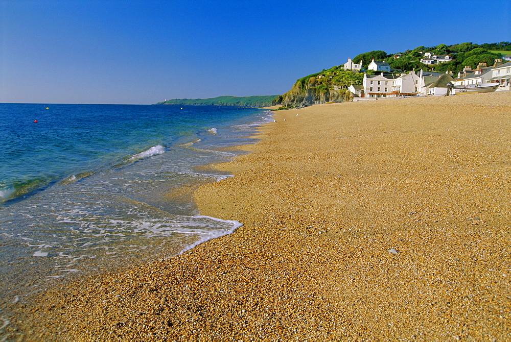 The village beach, Torcross, south Devon, England, UK