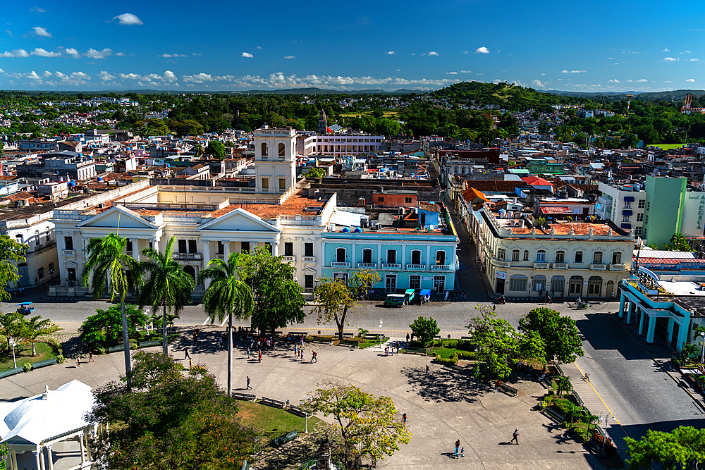 Aerial view of main square of Santa Clara 1