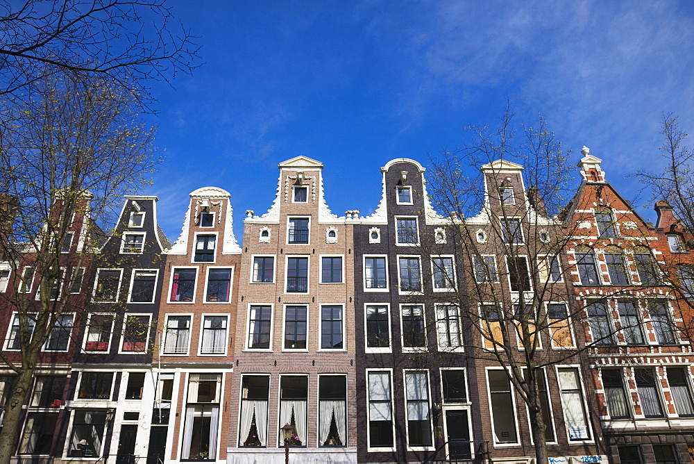 Gabled houses, Amsterdam, Netherlands, Europe