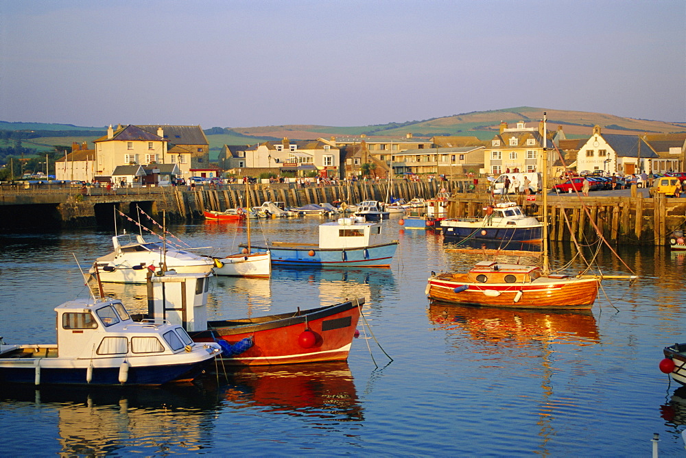 The harbour, West Bay, Dorset, England, UK