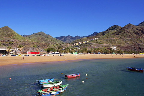 Beach, Las Teresitas, Tenerife, Canary Islands, Spain, Atlantic, Europe