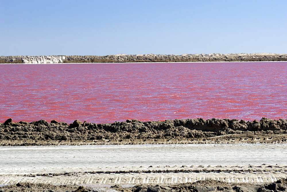 Salt winning, Walvis Bay, Namibia, Africa