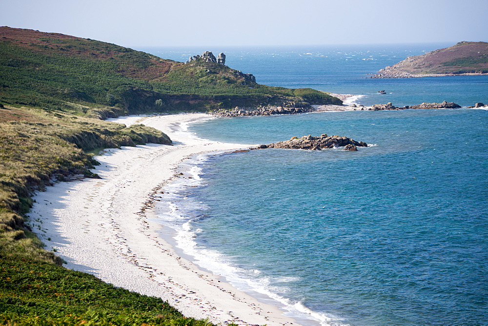 Beach on St. Martin's Island, Isles of Scilly, United Kingdom, Europe