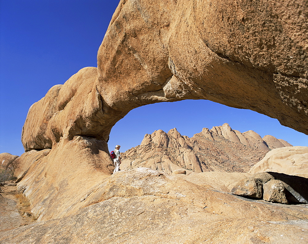 Rock formations at Spitzkoppe, between Windhoek and Swakopmund, Namibia, Africa