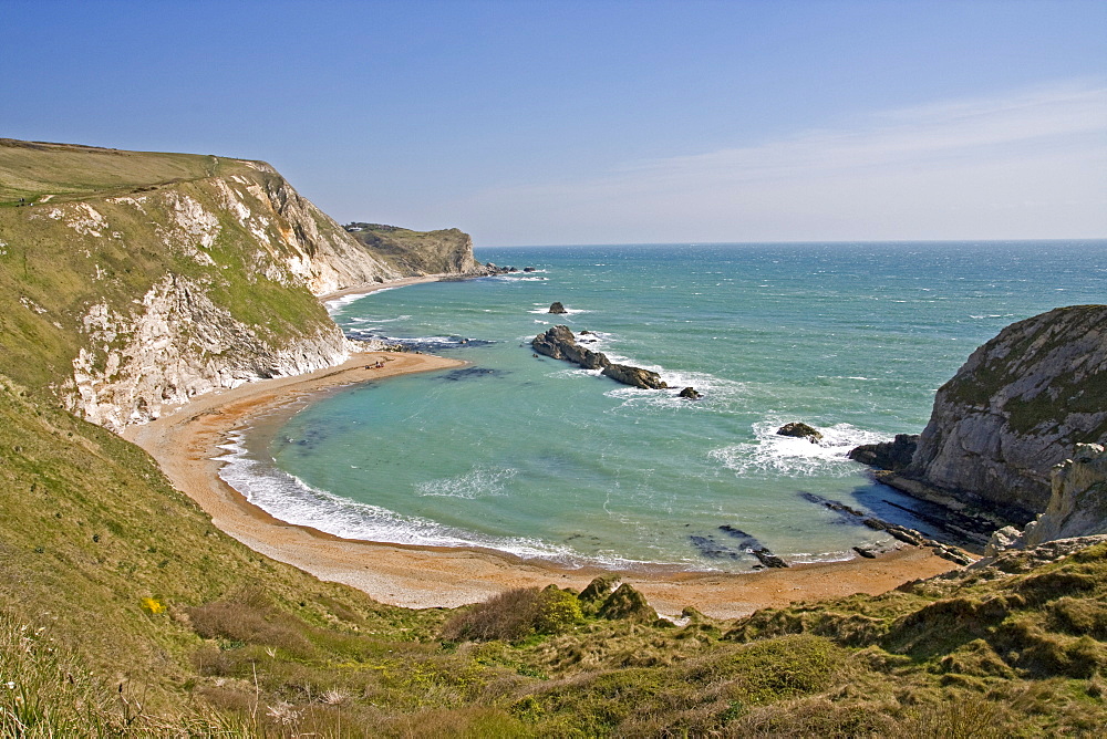 St. Oswald's Bay, Dorset, England, United Kingdom, Europe