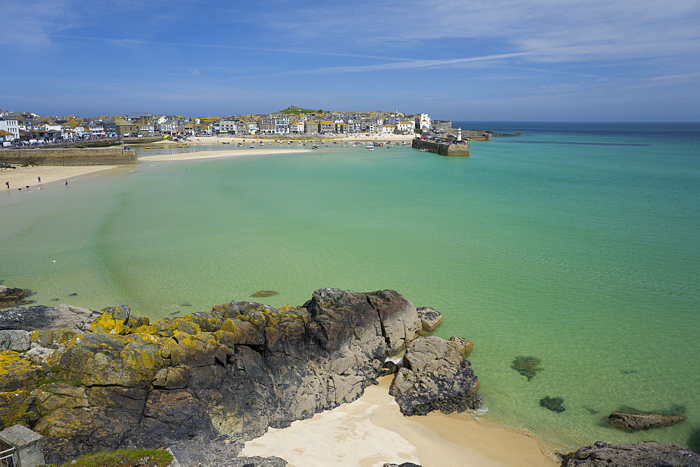 St. Ives harbour, Cornwall, England, United Kingdom, Europe