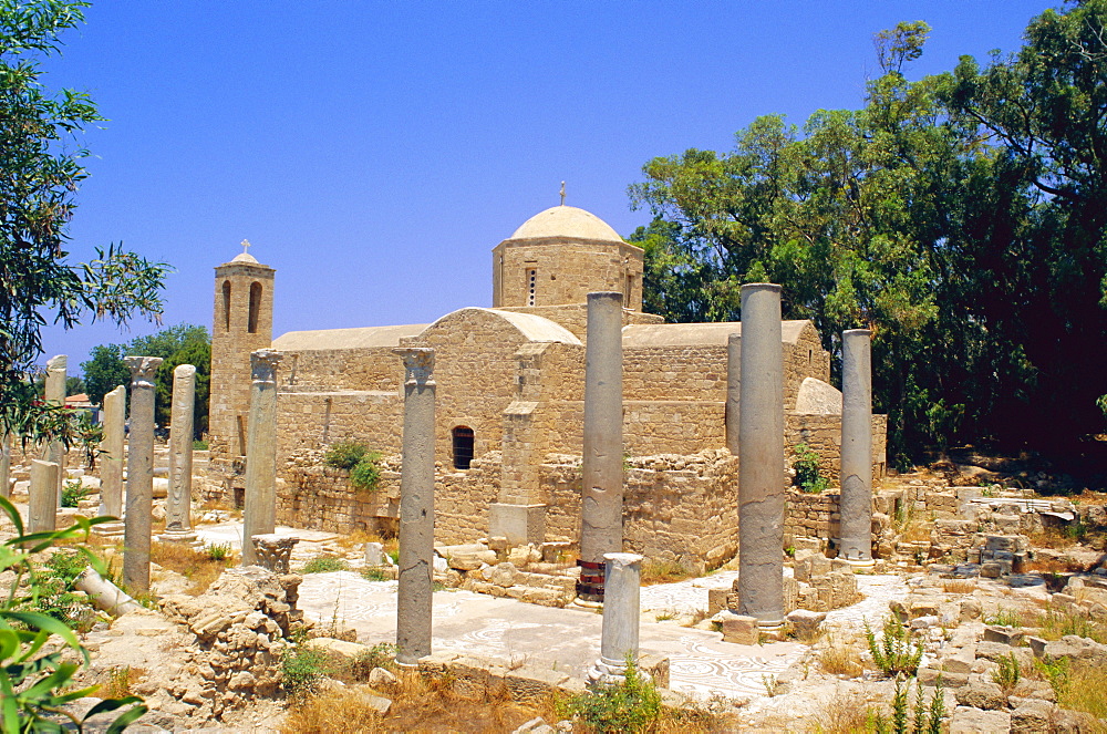 St. Paul's Pillars, Paphos, Cyprus, Europe