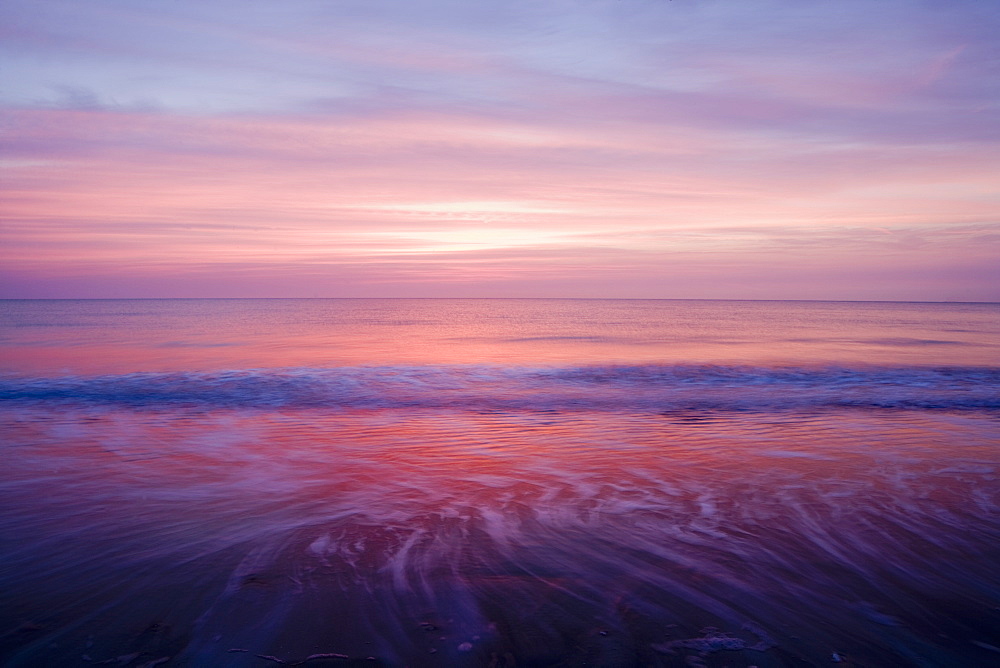 Sunrise at Joss Bay, Broadstairs, Kent, England, United Kingdom, Europe