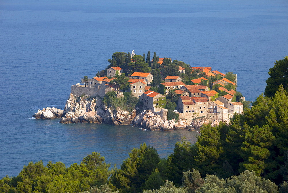 St. Stefan near Budva, Montenegro, Europe