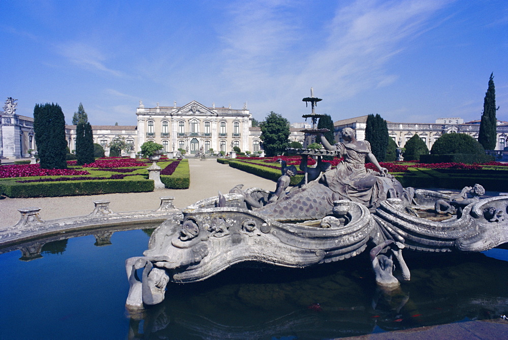 Royal Palace of Queluz, near Lisbon, Portugal, Europe