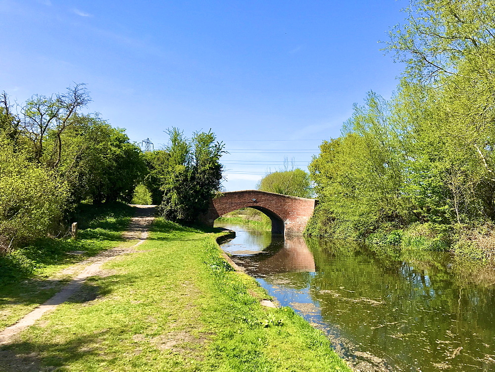 Trent and Mersey Canal in Stenson, Derby, Derbyshire, England, United Kingdom, Europe