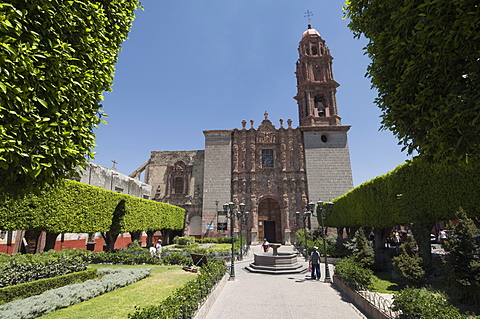 Templo de San Francisco, a church in San Miguel de Allende (San Miguel), Guanajuato State, Mexico, North America