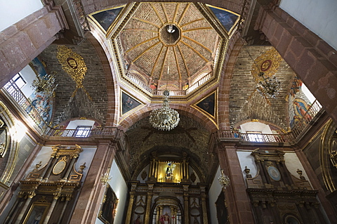 Dome of La Parroquia, San Miguel de Allende (San Miguel), Guanajuato State, Mexico, North America