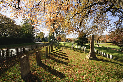 Cemetery, East Hampton, The Hamptons, Long Island, New York State, United States of America, North America