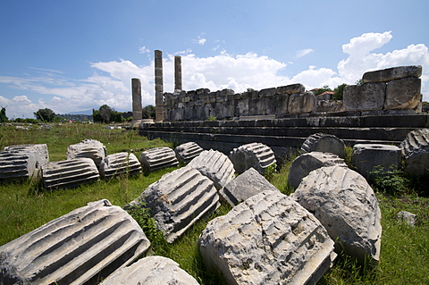 The Temple of Leto at the Lycian site of Letoon, UNESCO World Heritage Site, Antalya Province, Anatolia, Turkey, Asia Minor, Eurasia