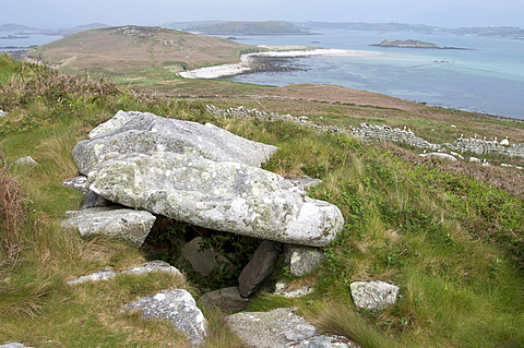 Old tomb, Samson, Isles of Scilly, United Kingdom, Europe