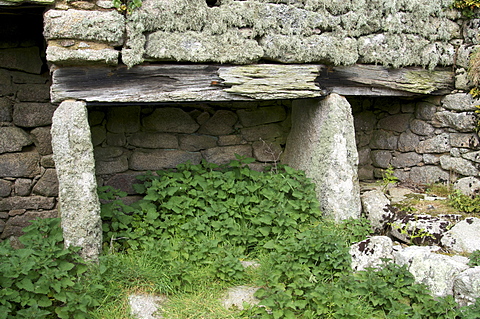 Old abandoned housing on Samson, Isles of Scilly, United Kingdom, Europe