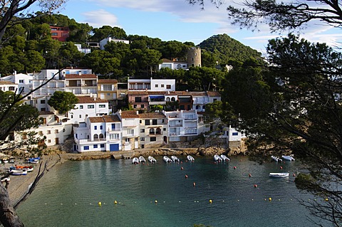 Sa Tuna, near Begur, Costa Brava, Catalonia, Spain, Mediterranean, Europe