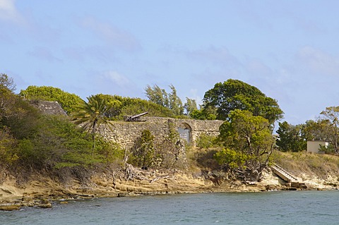 Fort James, St. Johns, Antigua, Leeward Islands, West Indies, Caribbean, Central America