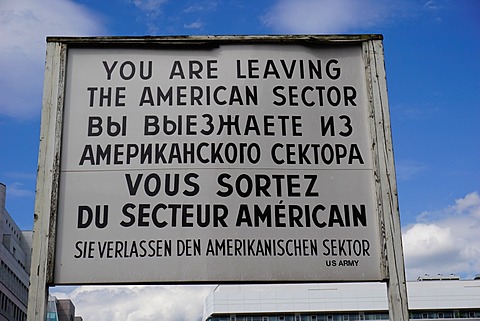 Checkpoint Charlie, Berlin, Germany, Europe