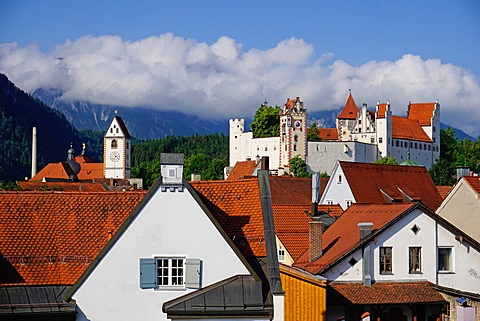 The High Castle, Fussen, Bavaria, Germany, Europe