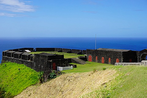 Brimstone Hill Fortress, UNESCO World Heritage Site, St. Kitts, St. Kitts and Nevis, Leeward Islands, West Indies, Caribbean, Central America 