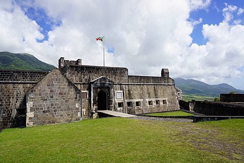 Brimstone Hill Fortress, UNESCO World Heritage Site, St. Kitts, St. Kitts and Nevis, Leeward Islands, West Indies, Caribbean, Central America 