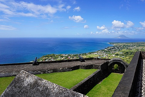 Brimstone Hill Fortress, UNESCO World Heritage Site, St. Kitts, St. Kitts and Nevis, Leeward Islands, West Indies, Caribbean, Central America 