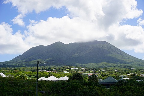 Mount Nevis, Nevis, St. Kitts and Nevis, Leeward Islands, West Indies, Caribbean, Central America 