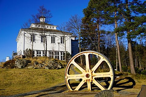 Restaurant on Mount Floyen, Bergen, Hordaland, Norway, Scandinavia, Europe