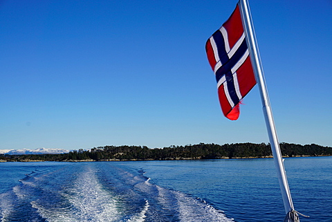 Fjord near Bergen, Hordaland, Norway, Scandinavia, Europe