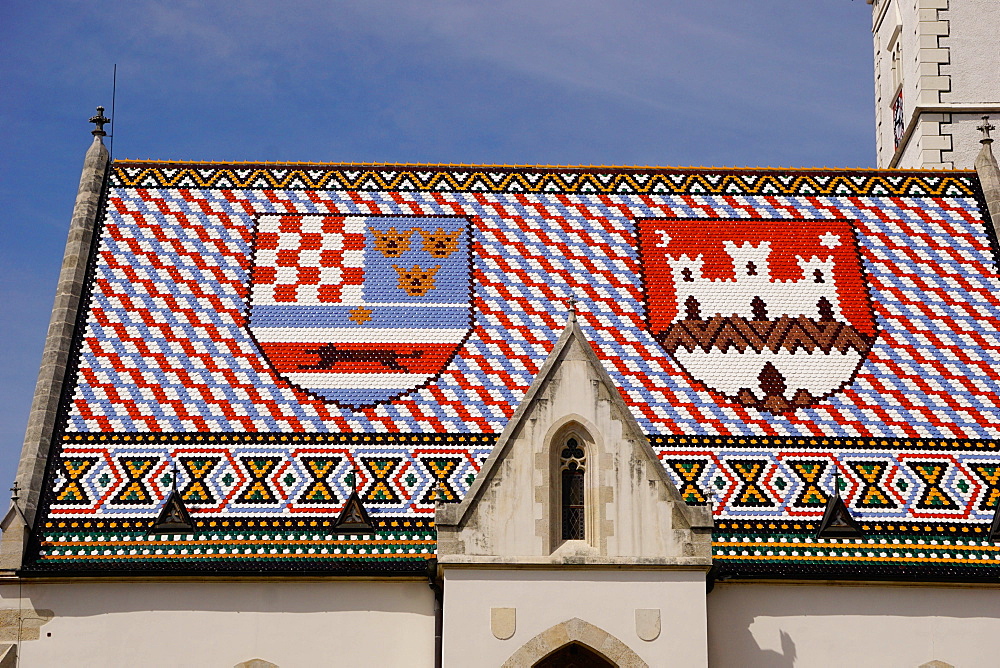 St. Mark's church on the Market Square, Government Quarter, Upper Town, Zagreb, Croatia, Europe