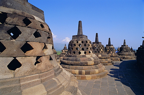 Buddhist temple, Borobodur (Borobudur), Java, Indonesia