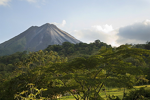 Arenal Volcano from the La Fortuna side, Costa Rica