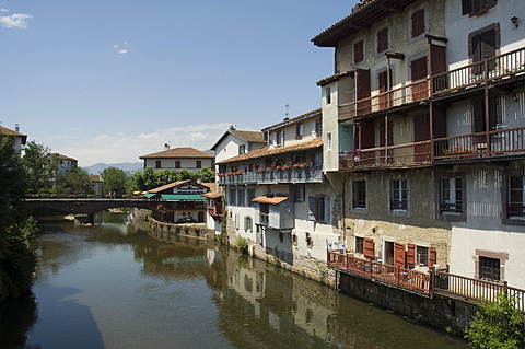 Saint Jean Pied de Port (St.-Jean-Pied-de-Port), Basque country, Pyrenees-Atlantiques, Aquitaine, France, Europe