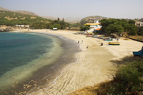 Beach at Tarrafal, Santiago, Cape Verde Islands, Atlantic Ocean, Africa