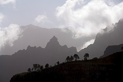 Landscape near Corda, Santo Antao, Cape Verde Islands, Africa