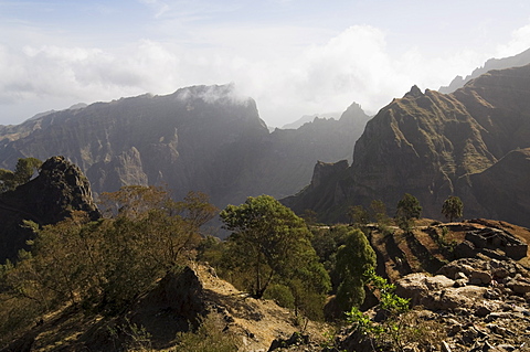 Landscape near Corda, Santo Antao, Cape Verde Islands, Africa