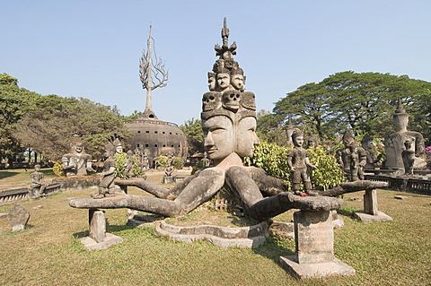 Buddha Park, Xieng Khuan, Vientiane, Laos, Indochina, Southeast Asia, Asia