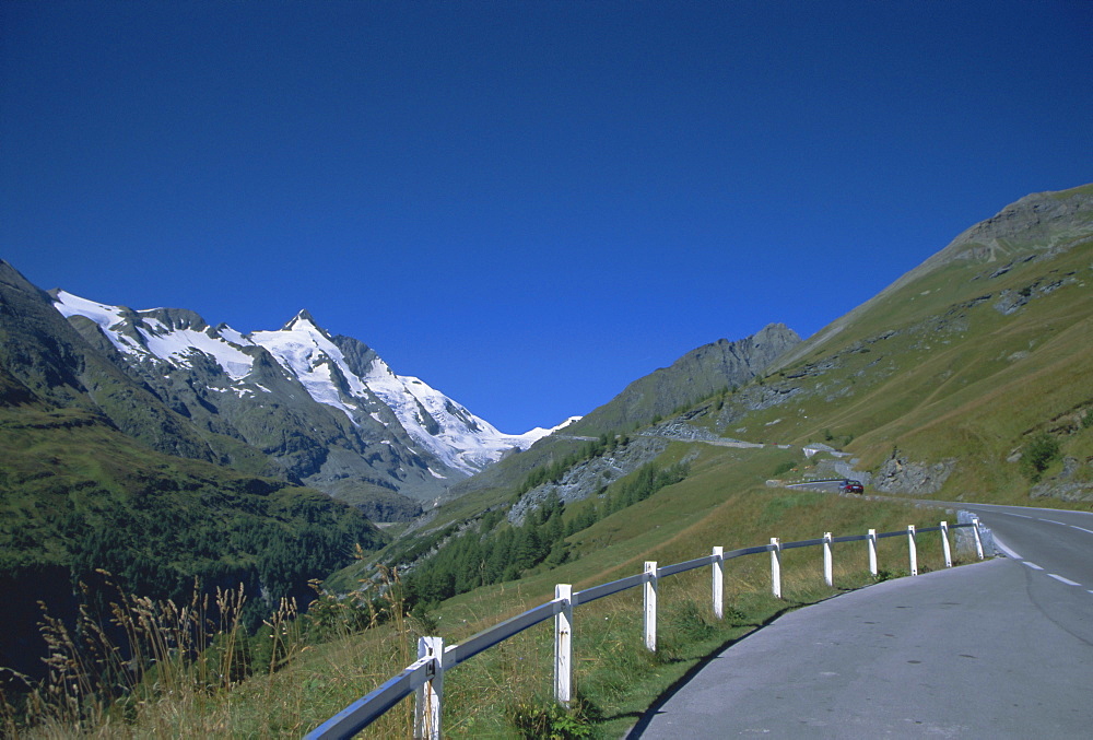 View of the Alps from the Grossglockner road, Austria, Europe