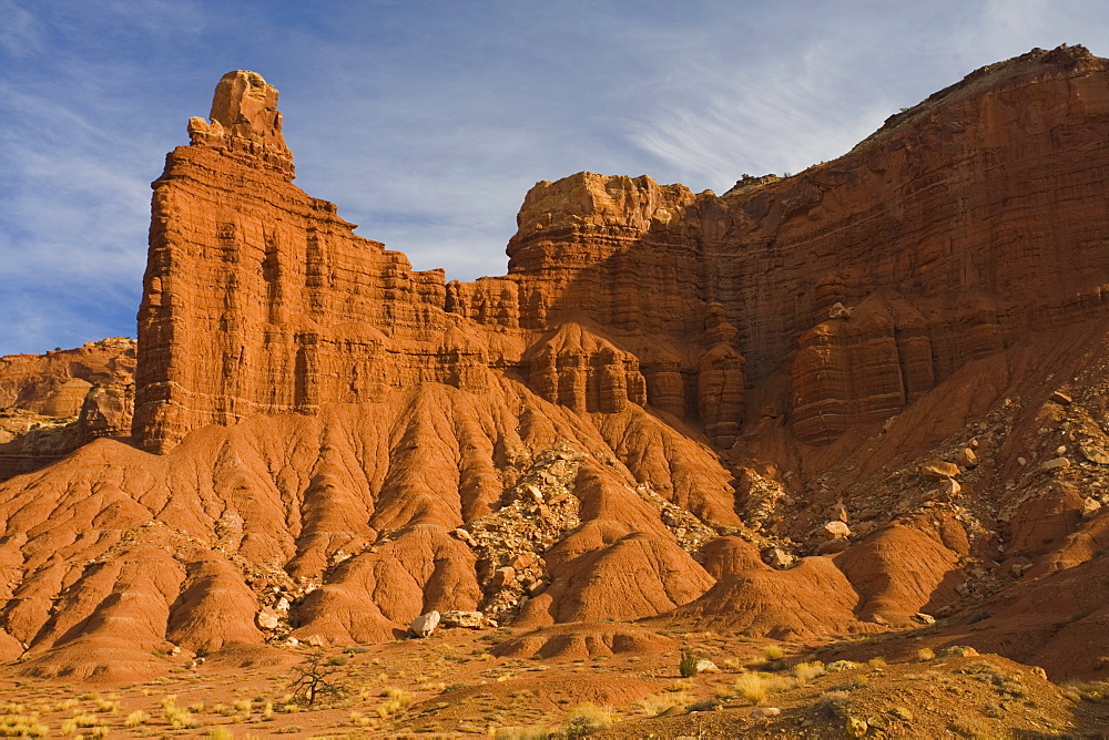 The Chimney, Capitol Reef National Park, Utah, United States of America, North America