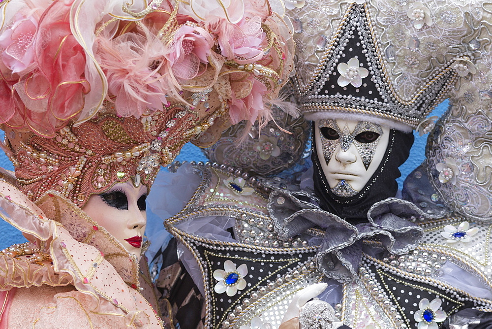 Masks and costumes, Carnival, Venice, Veneto, Italy, Europe