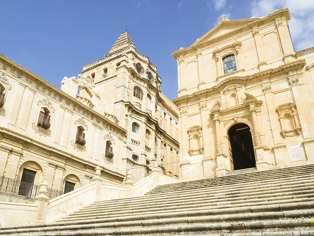 San Francesco Church, Noto, UNESCO World Heritage Site, Sicily, Italy, Europe