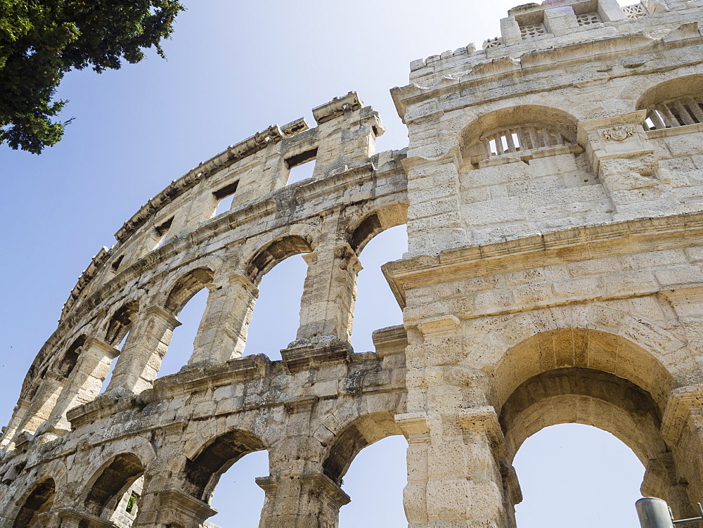 The Colosseum, Pula, Istria, Croatia, Europe