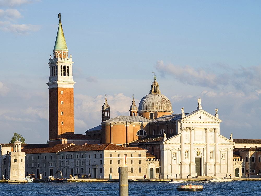 Evening light on the facade of the Redentore, Giudecca, Venice, UNESCO World Heritage Site, Veneto, Italy, Europe