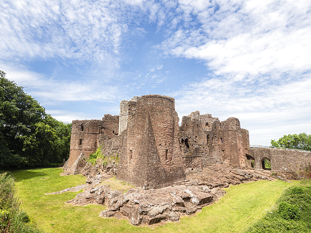 Goodrich Castle, Goodrich, Ross-on-Wye, Herefordshire, England, United Kingdom, Europe