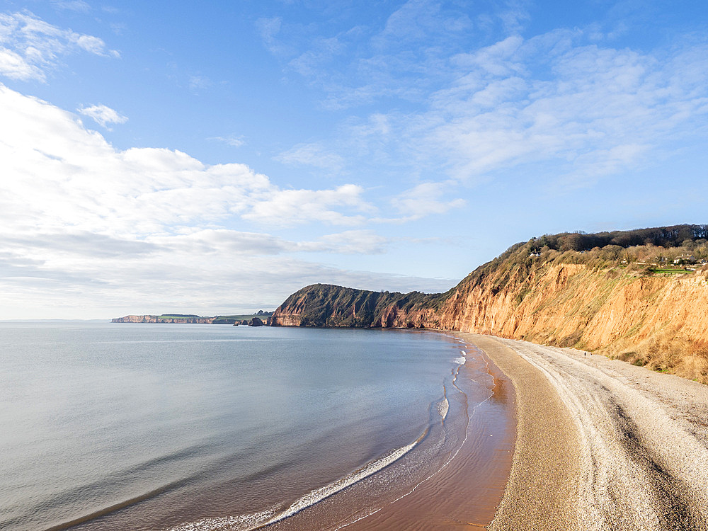 Jacob's Ladder Beach, Sidmouth, Devon, England, United Kingdom, Europe