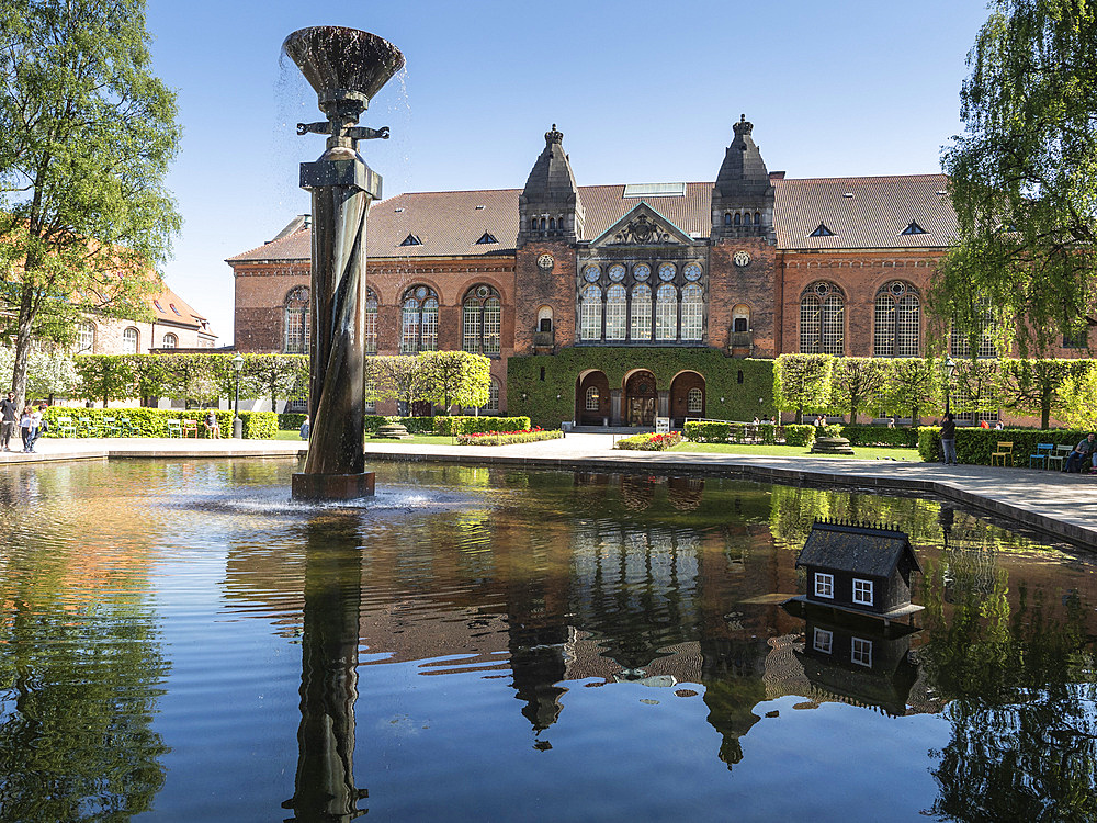 Royal Library Gardens, Copenhagen, Denmark, Scandinavia, Europe